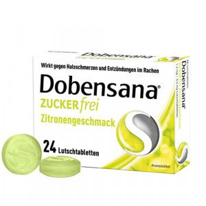 DOBENSANA zuckerfrei Zitronengesc.1,2mg/0,6mg Lut.